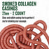 LEM Products Clear Smoked Collagen Casings, 21mm, Edible Sausage Casings, Stuffs Approximately 20 Pounds Per Pack, Great for Snack Sticks, Hot Dog...