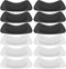 Hotop 6 Pairs Heel Cushion Pads for Women Adhesive Heel Grips Stickers Liner Inserts Ankle Protector for Loose Shoes Back(Black, White)...