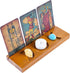 Curawood Tarot Card Holder Stand - Display Your Daily Draw - Witchy Gifts for Women, Tarot Accessories, Wiccan Altar Supplies, Witchcraft Decor, D...
