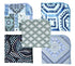 1 Ply Moroccan Tile Flannel Washable Lunchbox Napkins 12x12 inches 5 Pack- Proudly Made in the USA!...