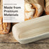 Frieling Proofing Basket, Brotform Bread Rising Banneton and Serving Basket, Rectangle, 12-Inch by 5.5-Inch...