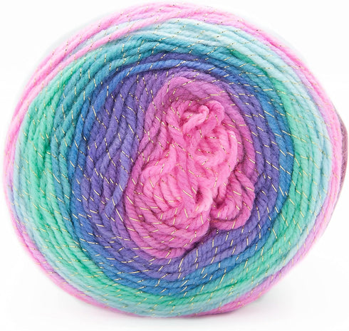 Lion Brand Yarn Mandala Sparkle yarn, Draco, 1 Count (Pack of 1)...