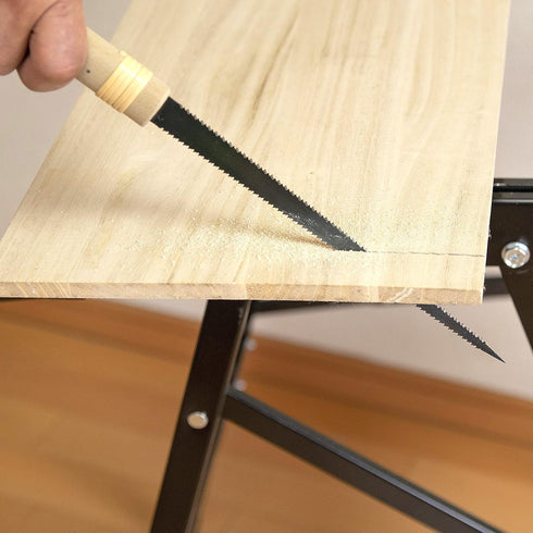Japanese Pull Saw Woodworking Mini Keyhole Saw 4-3/4" Made in JAPAN, Ryoba Double-Edge Hand Saw for Wood, Plywood, Drywall, Sheetrock, Gypsum Boar...