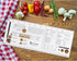 Culinary Ruler Acrylic Cutting Reference Template Cooking Measurement for Food Essential Kitchen Tool with Weight Temperature Baking Conversion Ch...