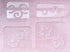 4PCS Quilting Templates for Machine Quilting Quilting Supplies Quilting Templates Set Meander Flower DIY Quilting Ruler for Domestic Sewing Machin...