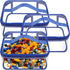 3 Packs Clear Toy Storage Bags- 9.4 x 6.7 x 4.3 Inch Transparent PVC Toy Organizing Bags with Zipper- Waterproof Toy Storage Organizer Pouch for B...