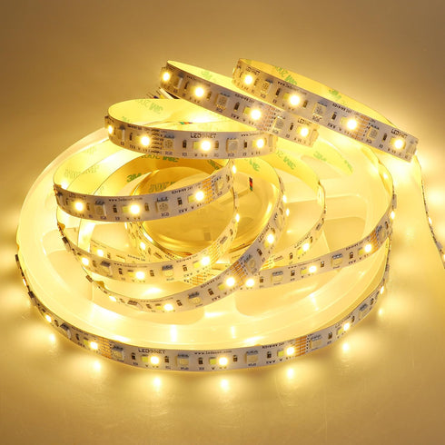 LEDENET® LED Strip Lights RGB+W+WW Flexible Full Color Changing Color Temperature Adjustable DC12V 5050 2835 540LEDs RGB-CCT LED Tape Ribbon Lamp ...