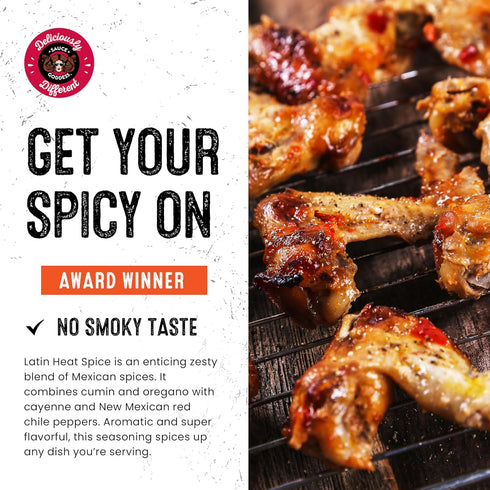 Sauce Goddess Southwest Latin Heat Shaker (2-Pack) - BBQ Rub with Tons of Cumin and Oregano Flavor, Cayenne, and New Mexican Red Chiles. No Sugar,...