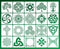 20PCS Celtic Knot Stencils, Traditional Irish Designs, 6 X 6 Inch Reusable Mylar Stencil for DIY Crafts and Decorations, Celtic Stencil for Painti...