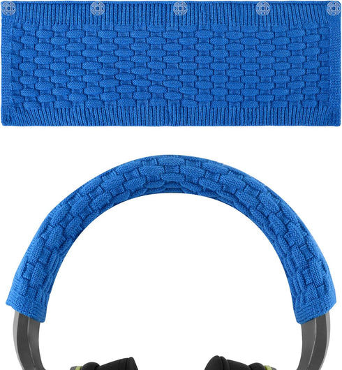 Geekria Knit Fabric Headband Cover Compatible with Sony WH-1000XM6/XM5/XM4 Headphones, Head Cushion Pad Protector, Replacement Repair Part, Easy D...