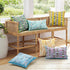 Ashler Boho Lumbar Outdoor Pillows, Light Green/Teal 12x20 Pillow Covers, Outdoor Pillows Waterproof Set of 2, Pillow Case for Patio, Couch, Water...