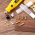 10Pcs Drill Chuck Collet Set for Dremel, 1/32 "to 1/8" Replacement Brass Quick Rotating Drill Nut Replacement 4485 4486 Keyless Drill Bit Chuck Ha...