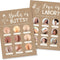 Hadley Designs Hilarious Baby Shower Games Set – 25 Double-Sided Cards for 25 Guests, Love or Labor and Boobs or Butts, Baby Shower Games Funny, G...