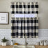 SKL Home Grandin Curtain Valance, 58" x 13", Black/Natural...