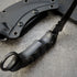 GTK691 Fixed Blade Knife D2 Steel Blade Nylon Fiberglass Handle with Kydex Sheath for Outdoor Camping Hunting Hiking Survival EDC Tool(Black)...