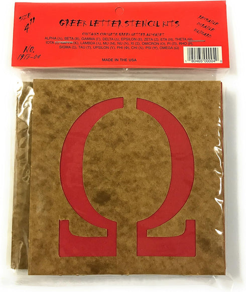 Reusable Greek Letter Stencils (4 Inch)...