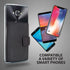 Cell Phone Card Holder Stick on Wallet Phone Pocket for iPhone, Android and All Smartphones (Black and Grey)......