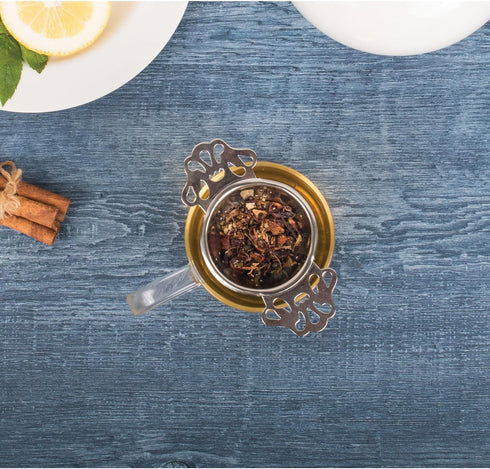 HIC Kitchen Premium Perforated English Tea Strainer - Japanese Stainless Steel Loose Tea Infuser, Universal Fit for Mugs and Cups, Perfect for Bla...