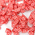 50pcs 1.2-Inch Mini Red Gingham Ribbon Bows for Crafts Plaid Ribbon Bows Appliques for Christmas Ornament Embellishment Decoration(Red)...