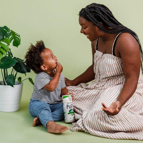 Serenity Kids 6+ Months Grain Free Puffs Toddler & Baby Snack | No Added Sugar, Gluten & Rice Free, Allergen Free | Made with Organic Cassava, Veg...