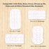 Bassinet Sheets Girl– 3-Pack Soft Fitted Bassinet Sheets, Organic Cotton, Breathable & Cozy, Fits 32x16x4 Inch Rectangle, Oval & Hourglass Mattres...