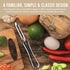 Linden Sweden Original Jonas Vegetable Peeler - Rust Resistant Silver Carrot and Potato Peeler with Ergonomic Handle for Safety and Control - Dish...