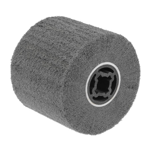 uxcell 120mmx100mm Non-Woven Polishing Burnishing Wheel Nylon Wire Drawing Abrasive Flap Wheel 600 Grit for Stainless Steel Copper Metal...