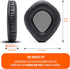 WC Upgraded Replacement Earpads for Corsair Void & Corsair Void Pro Wired & Wireless Gaming Headsets Made by Wicked Cushions | Improved Durability...