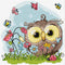 Cross Stitch Kit Luca-S - Happy Owl B1401...