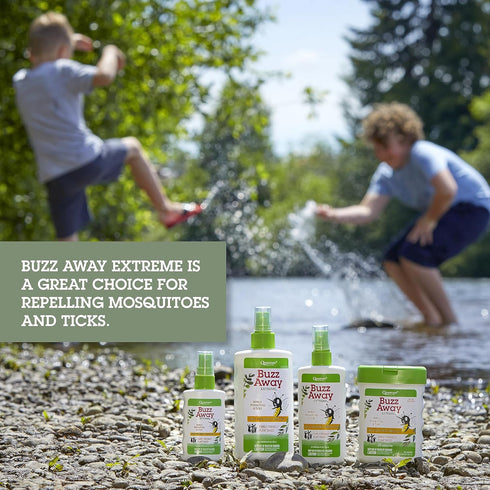 Quantum Buzz Away - Natural DEET-free Insect Repellent, Citronella Essential Oil Bug Spray, Original Formula - Small Children and Up, Travel Frien...