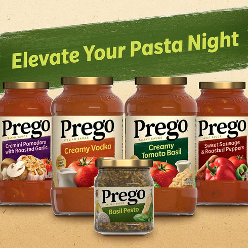 Prego Basil Pesto Sauce, 8 Oz Jar...
