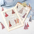 PAGOW 240Pcs Vintage People Washi Stickers, Retro Women Girls Scrapbook Stickers for Journaling Scrapbooking, 6Styles Bulletn Junk Journals Suppli...