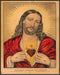 Posterizer 1 pcs-Sacred Heart of Jesus painting poster-Religious Posters-Gifts for Christians -Decor for Church, Sunday School Classroom- unframed...