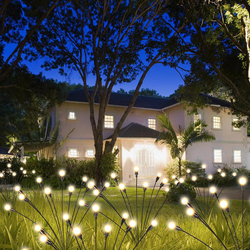 40 LED Solar Fairy Lights, Warm White Solar Lights Outdoor Waterproof Sway by Wind, Outdoor Solar Lights for Outside Yard Patio Garden Front Porch...