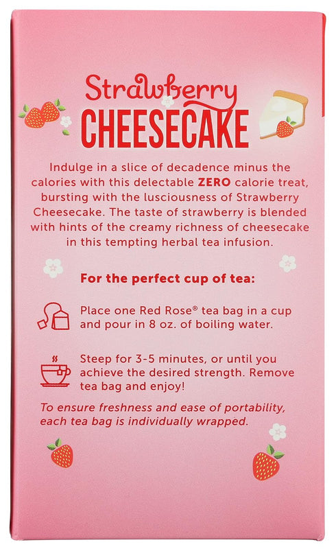 Red Rose Tea Strawberry Shortcake, 18 ct...