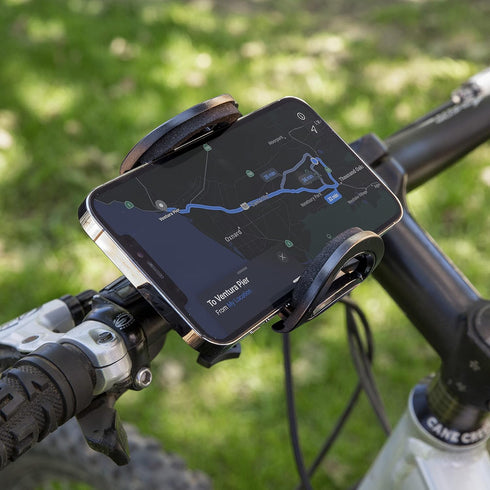 Scosche HFBM01 HANDLEIT Handlebar Bike Phone Mount with Universal Phone Holder for Compatible Mobile Devices, Adjustable with Quick-Release Clip.....