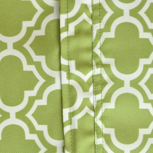 DII Green Lattice Outdoor Tabletop, Collection Stain Resistant & Waterproof, 60" Round w/Zipper, Green...
