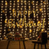 Meonum Curtain Tapestry Backdrop String Lights, Each 13 Strings 6.6 x 5 ft Tapestry Fairy String Light, 8 Modes Window Wall Hanging Light Strings ...