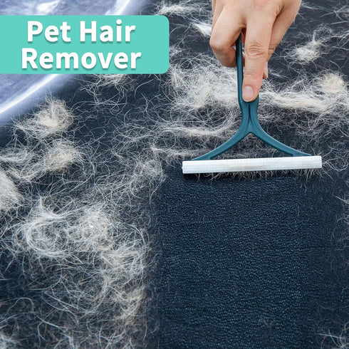 Dog Hair Remover for Couch, Cat Fur Removal Tool for Furniture, Pet Hair Remover Cleaner Brush for Clothes, Carpet, Bedding, Car, Reusable Scraper...
