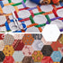 200 Count English Paper Hexagon Shapes Templates Hexagon Piecing Paper for Quilting White Paper Quilting Templates with Hole for Sewing Supplies(2...