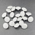 30pcs Ivory Satin Fabric Cloth Covered Buttons with Shank for Bridal Wedding Dress Buttons, DIY Sewing, Handmade Scrapbooking Decorations 12.5mm...