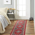 Home Dynamix Premium Sakarya Traditional Medallion Border Area Rug, Claret, 1'9"x7'2" Runner...