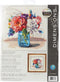 Dimensions 'Garden Bouquet' Counted Cross Stitch Kit for Beginners, 14 Count Ivory Aida Cloth, 12''L x 12''W...