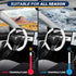 Econour Steering Wheel Cover Compatible with Tesla Model 3 2017 to 2023 and Model Y 2020 to 2023 | Non-Slip Carbon Fiber Steering Cover | Car Acce...