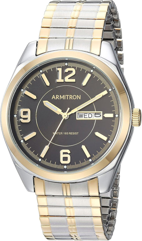 Armitron Men's Day-Date Function Expansion Band Watch, 20-4591...