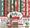 Red Green Christmas Theme Collection Double,Sided Scrapbook Paper Kit Cardstock 12"x12" Card Making Paper Pack Of With Sticker Sheet - 16 Pages - ...