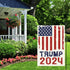 Trump 2024 Flag 12x18 Double Sided Garden Flag American Patriotic USA Flag - Take America Back Garden Flags for Outside Lawn Decor Yard Flag for D...