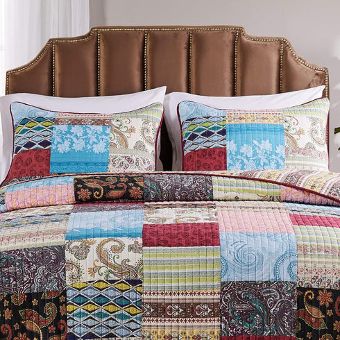 Greenland Home Bohemian Dream Pillow Sham, Standard, Multicolored...