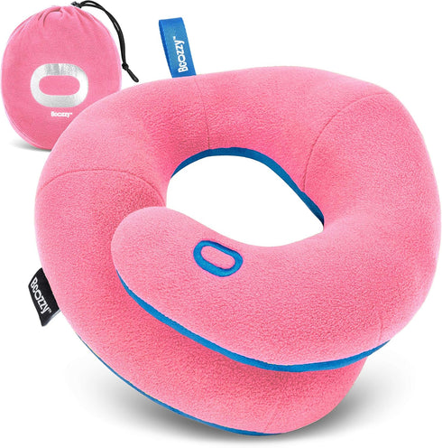 BCOZZY Kids Travel Neck Pillow (3-7 Y/O)- Patented Soft Toddler Pillow for Head & Chin Support in Car Seat, Airplane, and Road Trip Sleeping. Adju...