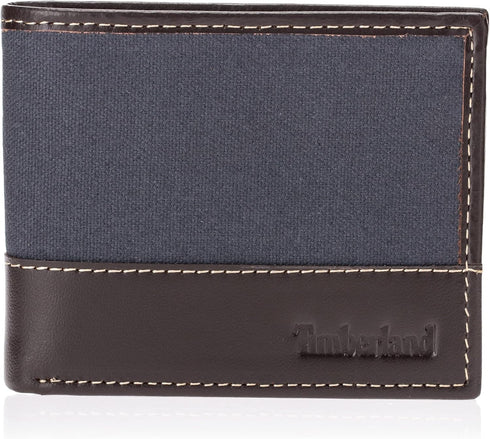Timberland Men's Baseline Canvas Passcase, Navy, One Size...